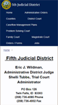 Mobile Screenshot of 5thjudicialdistrict.com